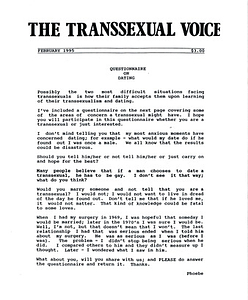 The Transsexual Voice (February 1995)