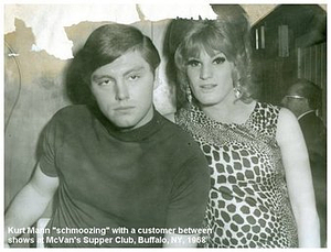 Kurt Mann and an Unknown Person at McVan's Supper Club