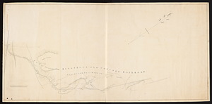 Plan for a section of the Billerica and Concord Railroad / survey and plan made by Albert L. Richardson and Amasa Farrier.