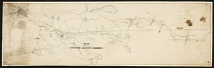 Plan of survey for Wareham Branch Railroad / T.J. Carter, engineer.