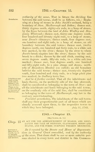 1783 Chap. 0015 An Act For The Admeasurement Of Boards, And Regulating The Tale Of Shingles, Clapboards, Hoops And Staves, And For Other Purposes Therein Mentioned.