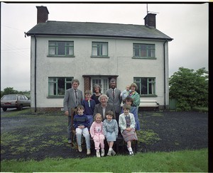 Seamus Heaney, additional with family
