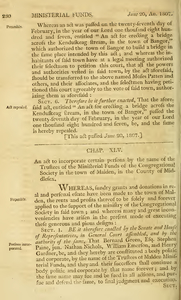 1807 Chap. 0045. An ad to incorporate certain persons by the name of the Trustees of the Ministerial Funds of the Congregational Society in the town of Malden, in the County of Middlesex.