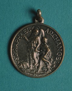 Medal of St. Raphael and St. Christopher