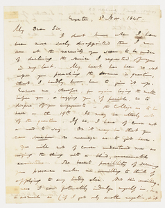 Roswell Dwight Hitchcock letter to Edward Hitchcock, 1845 November 30