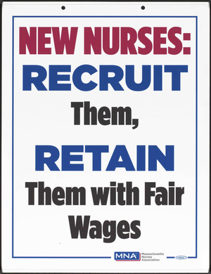 New nurses: Recruit them, retain them with fair wages