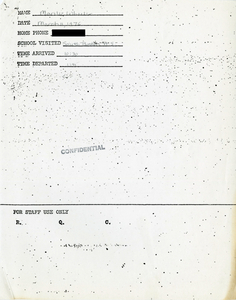 Citywide Coordinating Council daily monitoring report for South Boston High School by Marilee Wheeler, 1976 March 11