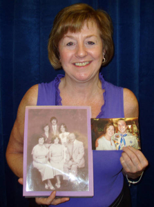 Joyce Gianfelice at the Waltham Mass. Memories Road Show