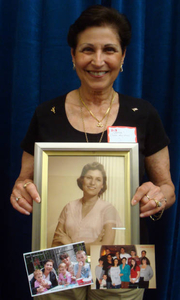 Santa Ann Leone at the Waltham Mass. Memories Road Show