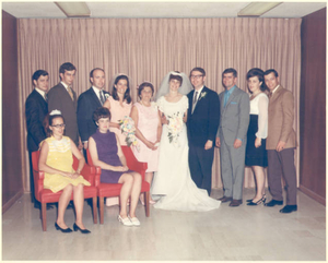 Mary Doherty's family wedding picture