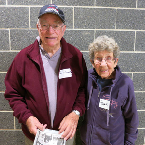 Barbara Carpenter and Paul Carpenter at the Wilmington Mass. Memories Road Show