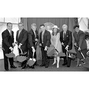 Groundbreaking ceremony for the Marino Center