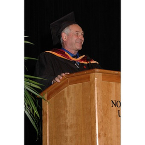 Faculty member speaks at School of Nursing convocation