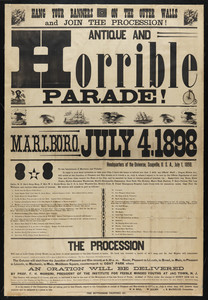 Antique and horrible parade!
