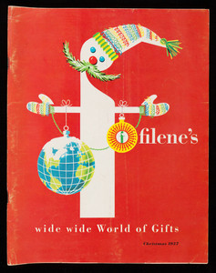 Filene's wide wide world of gifts, Christmas 1957, Filene's, Boston, Mass.