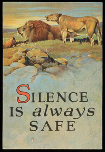 Silence is always safe, location unknown, undated
