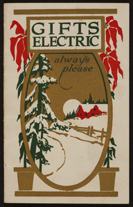 Gifts electric always please, The Northern Conn. Light and Power Company, 15 Central Street, Thompsonville, Connecticut, undated