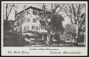 Postcard for The Hotel Perry, Amherst, Mass., undated