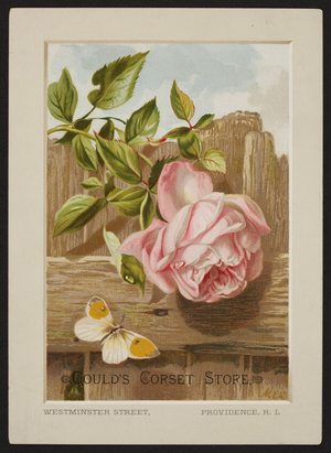 Trade card for Gould's Corset Store, Westminster Street, Providence, Rhode Island, undated