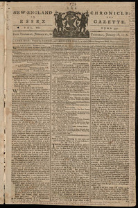 The New-England Chronicle: or, the Essex Gazette, 18 January 1776
