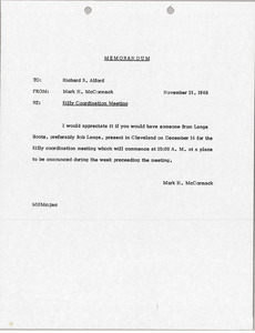 Memorandum from Mark H. McCormack to Richard R. Alford