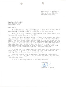 Letter from Charles L. Foley to Mark H. McCormack