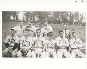 Baseball team, New Salem Academy