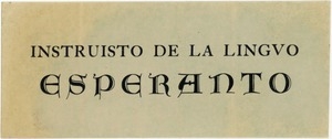 Instruisto de la lingvo Esperanto