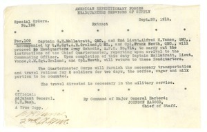 American Expeditionary Forces Special Orders