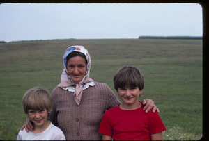 Slobodanka Starčević and grandchildren