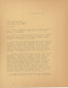 Letter from Judi Chamberlin to John R. Heard