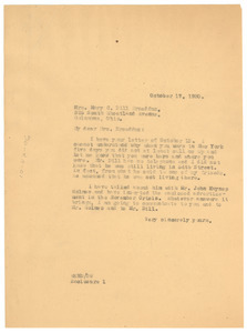 Letter from W. E. B. Du Bois to Mary Dill Broaddus