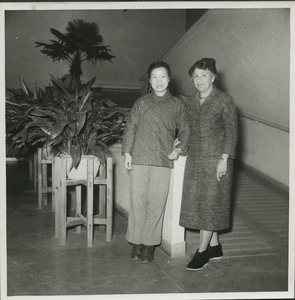 Shirley Graham Du Bois with unidentified woman