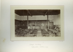 Chapel Building, Mathematics recitation room, Massachusetts Agricultural College