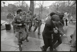 Vietnam Veterans Against the War demonstration 'Search and destroy': veterans conducting 'prisoners of war' on Boston Common