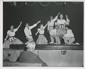 Performers in Christmas pageant