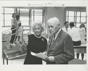 Mrs. H. Lawrence Bogert, Jr. and unidentified man