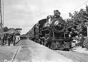 Pres. Taft's special train at Beverly, Mass.