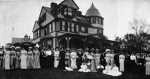 Ladies' Day at the Wakefield Elks Home, circa 1915