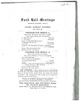 Ford Hall Meetings program, 3/12-3/19/1911