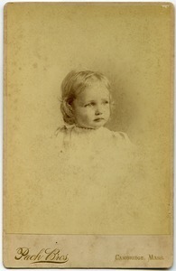 Elizabeth T. Channing: half-length studio portrait, seated