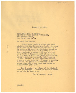 Letter from W. E. B. Du Bois to Harmon Foundation