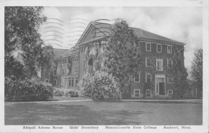 Abigail Adams House, Girl's dormitory, Massachusetts State College, Amherst, Mass.