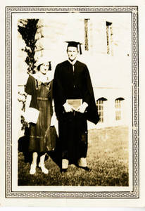 Leon M. Smith at graduation (1935)