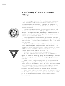 A Brief History of the YMCA's Emblem and Logo