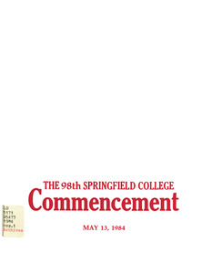 Commencement Program (1984)