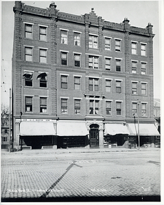 West side of Washington Street, second building north of West Canton Street