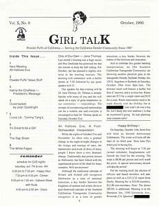 Girl Talk, Vol. 10 No. 8 (October, 1995)