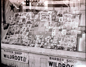 Barber shop display 1960
