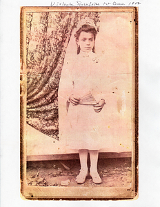 Violante Sousa Leite at her First Communion